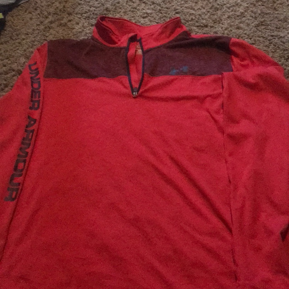 Boys Half zip nylon shirt